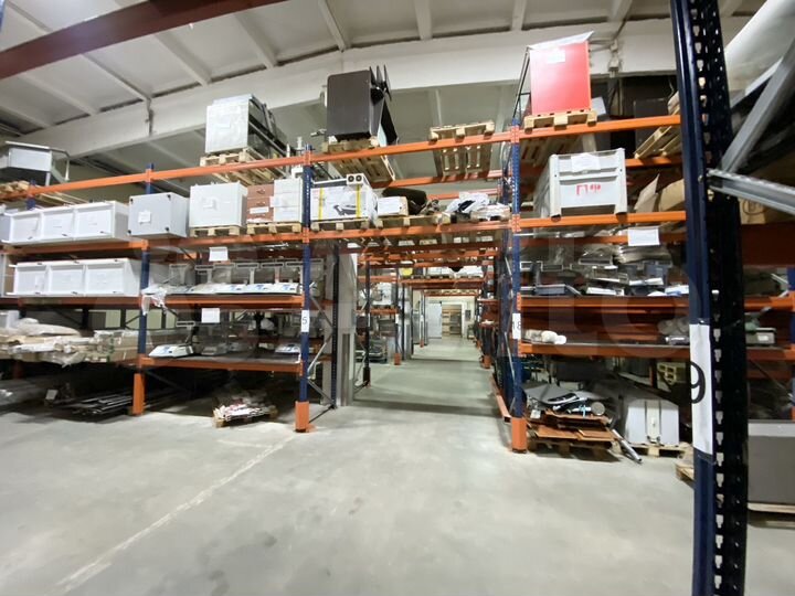 Склад со стеллажами, цена с НДС