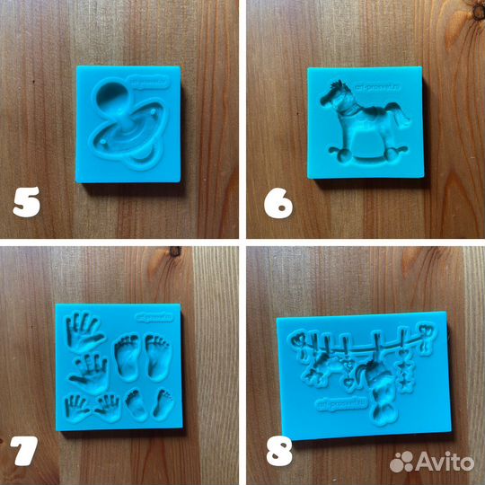 Силиконовые молды/формы для скрапбукинга