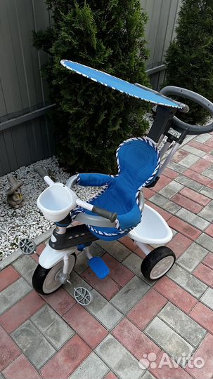 Велосипед трехколесный с ручкой