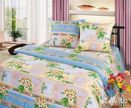 Постельное белье, бязь плотная, новое