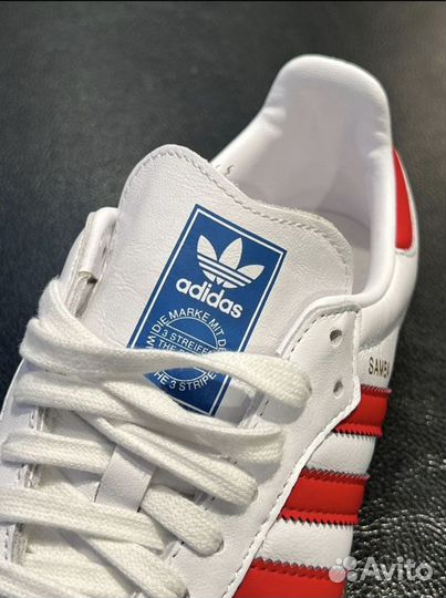 Adidas Samba OG White Better Scarlet