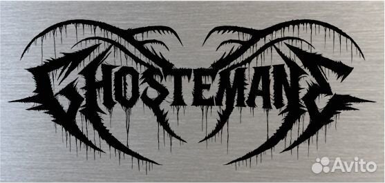 Ghostemane автограф на металле подарочный