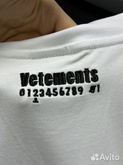 Футболка vetements оверсайз унисекс (новинка)