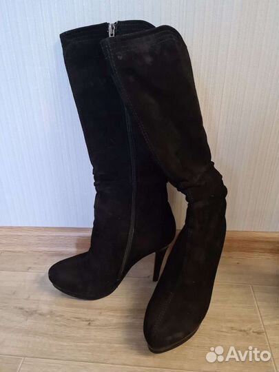 Зимние женские сапоги 38 натуральная кожа