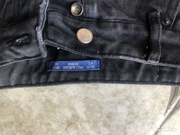 Джинсовые шорты pull bear