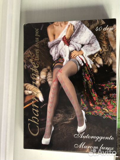 Фантазийные Чулки женские 40 ден Charmante