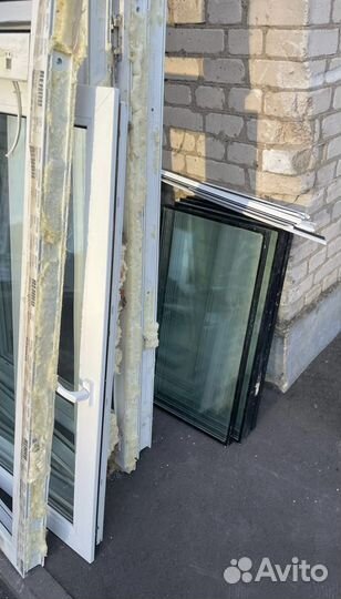 Пластиковые окна и двери бу
