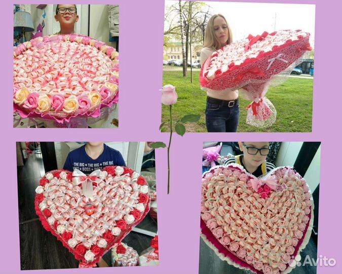 Букет из конфет Рафаэлло сладкий гигант