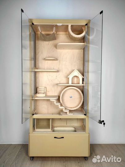 Витрина вольер для шиншилл