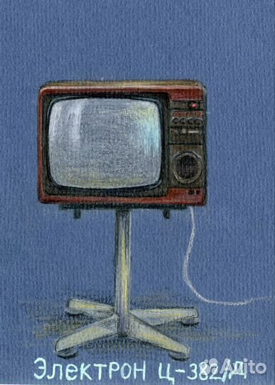 Рисую на заказ советские телевизоры