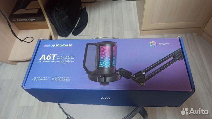 Конденсаторный студийный USB микрофон fifine