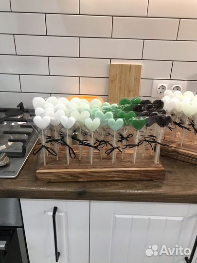 Подставка/стойка для леденцов деревянная