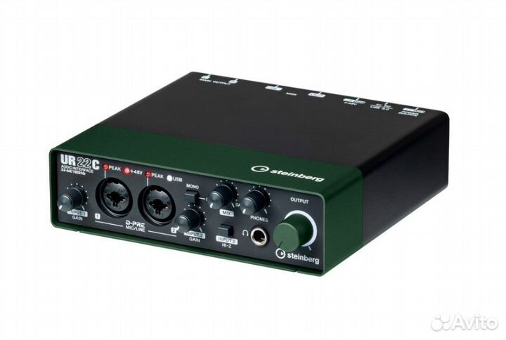 Внешняя звуковая карта Steinberg UR22-C (зеленый)