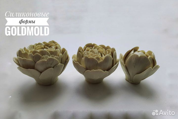 Силиконовая форма листья тюльпанов