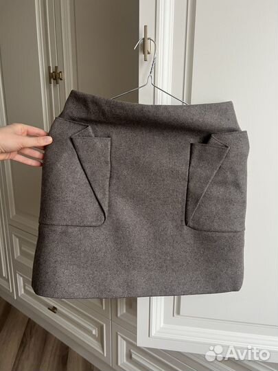 Юбка cos шерсть