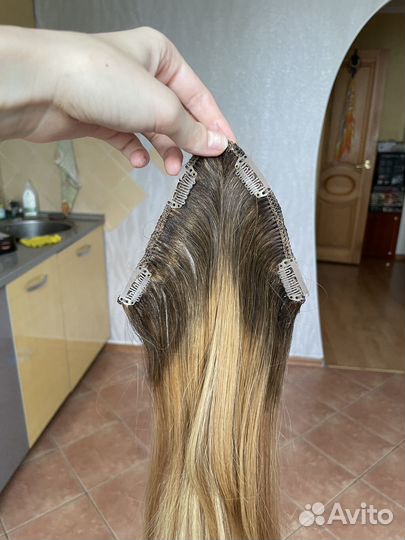 Волосы на трессах ручной работы (50 см)