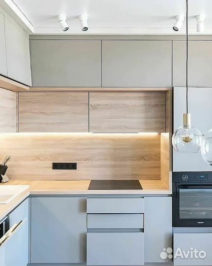 Угловая кухня из мдф на заказ под ключ Москва