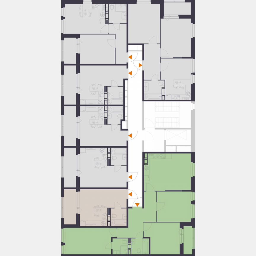 3-к. квартира, 85,7 м², 8/10 эт.