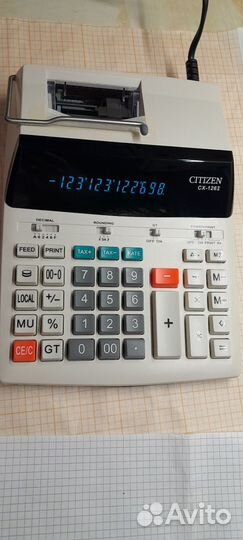 Калькулятор citizen cx-126