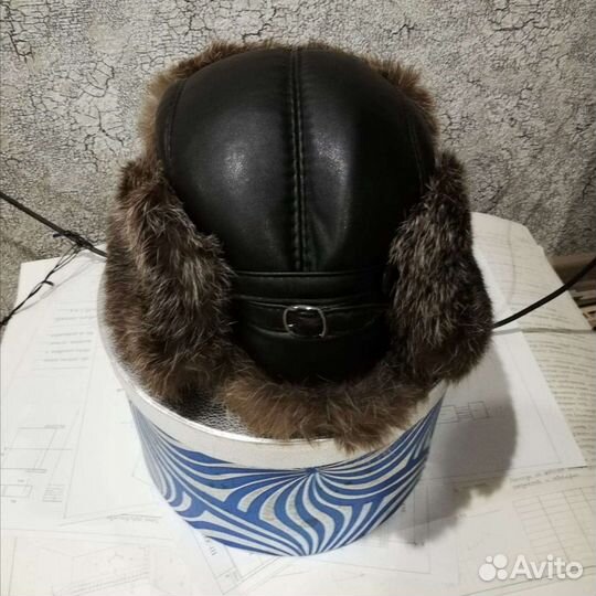 Шапка ушанка мужская новая