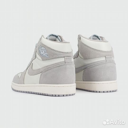 Кроссовки Nike Air Jordan 1 White / Grey new