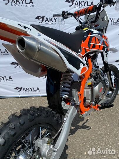 Питбайк Kayo basic TT125EM Акула Мотосалон