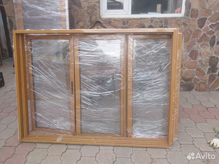 Алюминиевые окна и двери бу