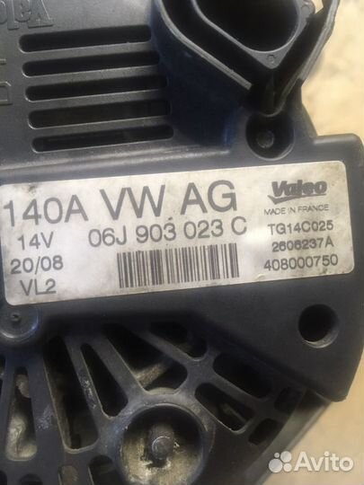 Генератор Пассат б6/б7(140A, 1,8/2.0)