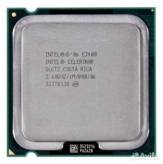 Процессор Intel Celeron E3400 2.6ггц 2 ядра