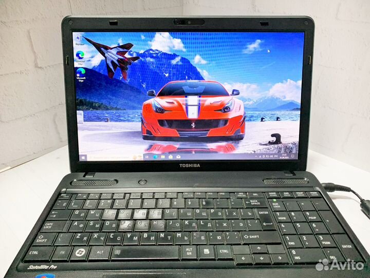 Офисный ноутбук Toshiba на SSD