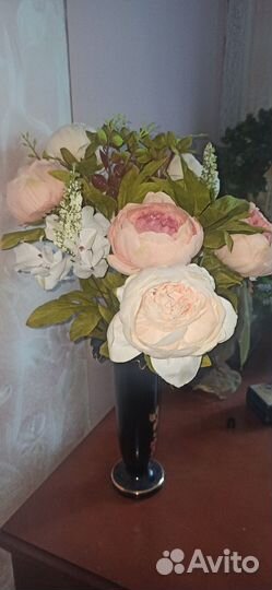 Искусственные цветы букеты бу
