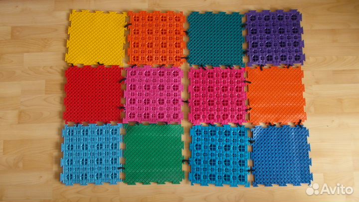 Модульный, ортопедический, массажный коврик