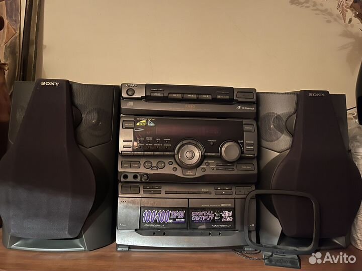 Музыкальный центр sony MHC-RX90 б/у