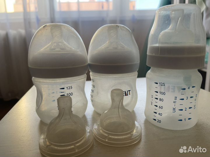 Бутылочки для кормления avent