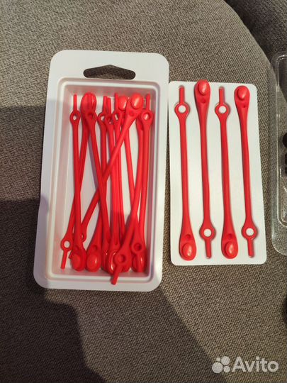 Силиконовые шнурки Hilages, много разных цветов