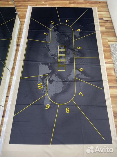 Сукно для покера 10 человек, профессиональное
