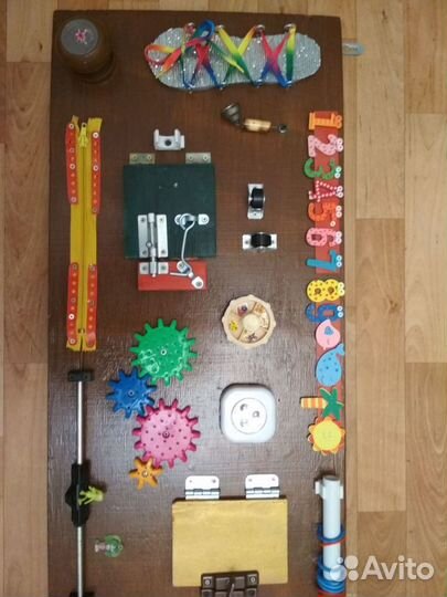 Бизиборд-Развивающая доска. Карты игральные