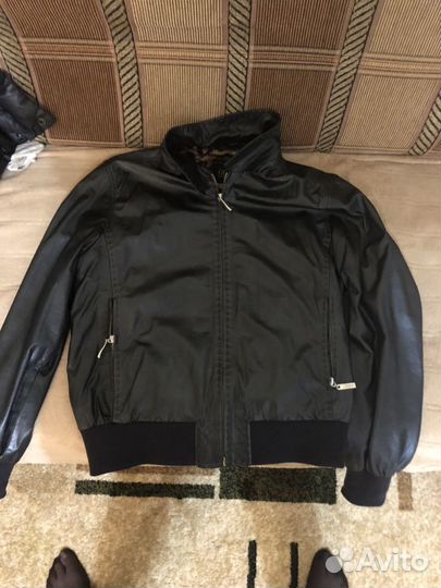Куртка кожаная