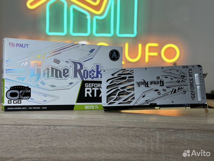 Видеокарта Palit GeForce RTX 3070 Ti GameRock