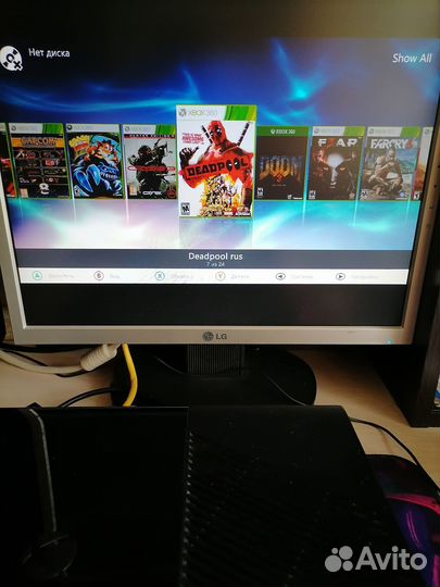 Жёсткий диск xbox 360 freeboot (320гб с играми)