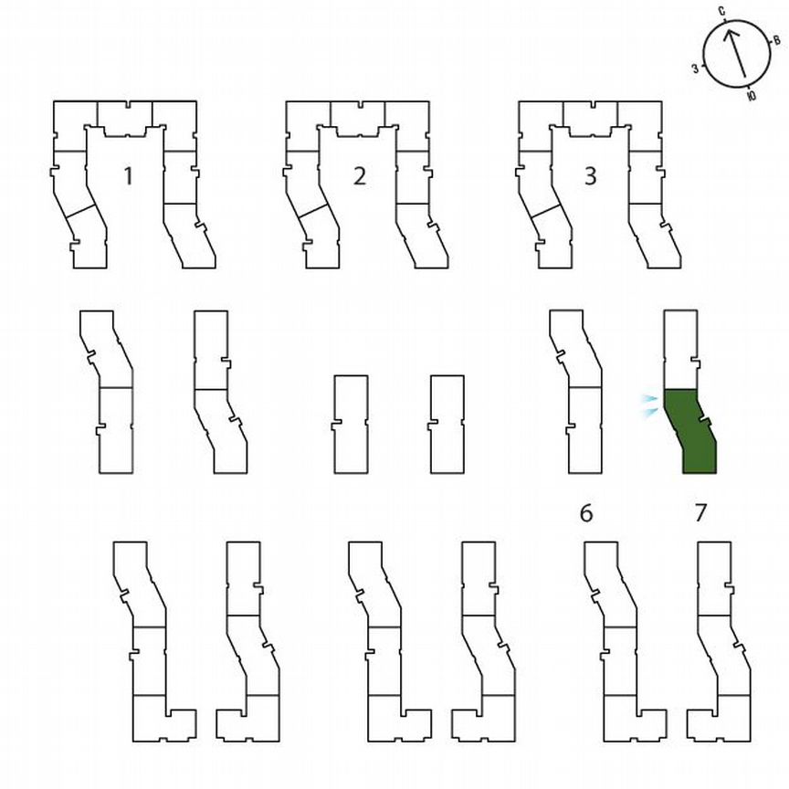 3-к. квартира, 57 м², 2/3 эт.