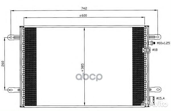Радиатор кондиционера 35605 NRF