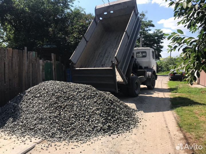 Песок карьерный с доставкой