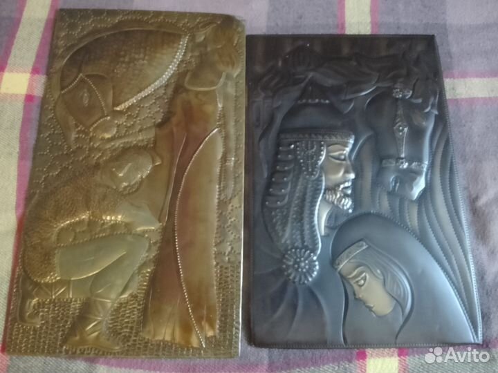 Чеканки медь панно