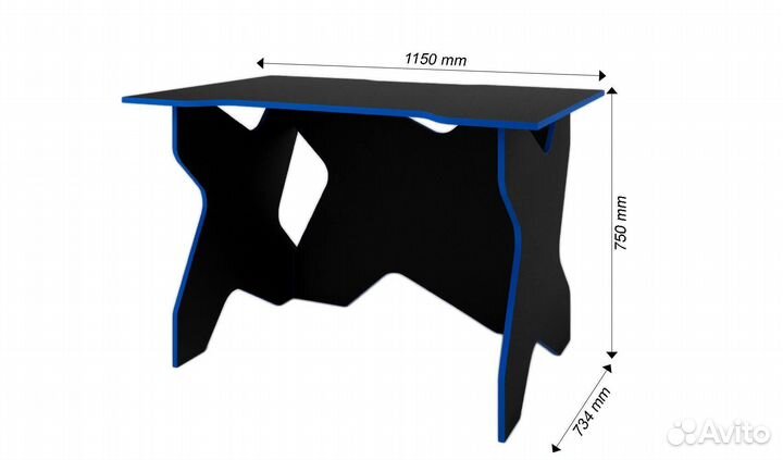 Компьютерный стол Игровой-801uar игровой классичес