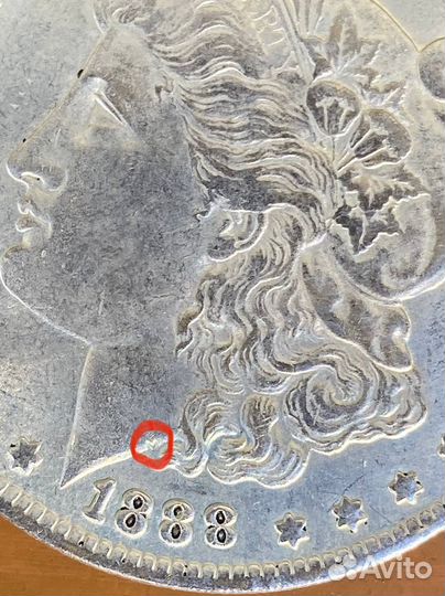 Доларр 1888 года оригинал