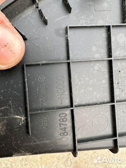 Накладка торпедо правая Kia Rio 4 1.4 G4LC МКПП