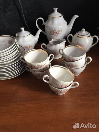 Сервиз чайный RPR (Рижский фарфоровый завод) СССР