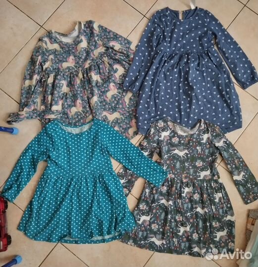 Пакет платьев для девочек 98, 104