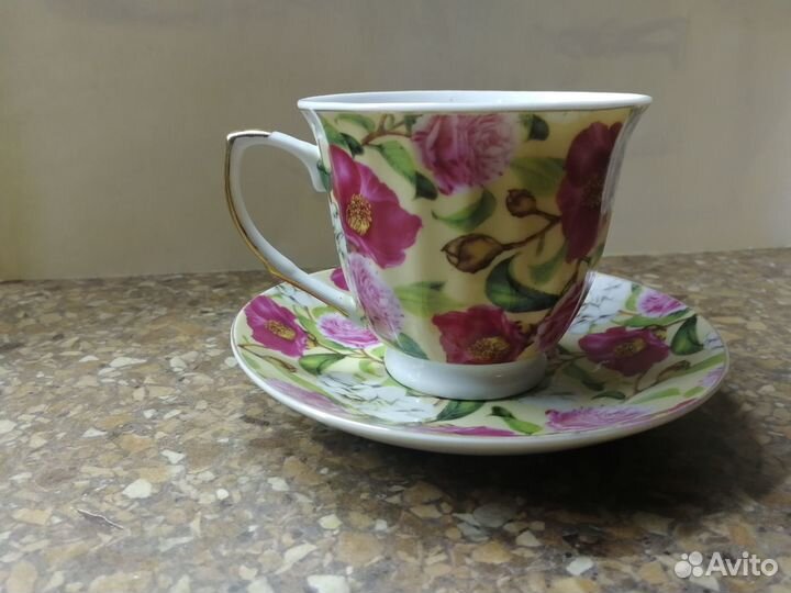 Кофейная и чайная пара фарфор